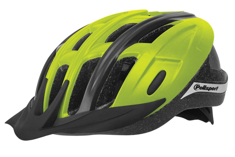 Polisportfahrt im Fahrradhelm L 58-62 cm Flugoud Yellow Black