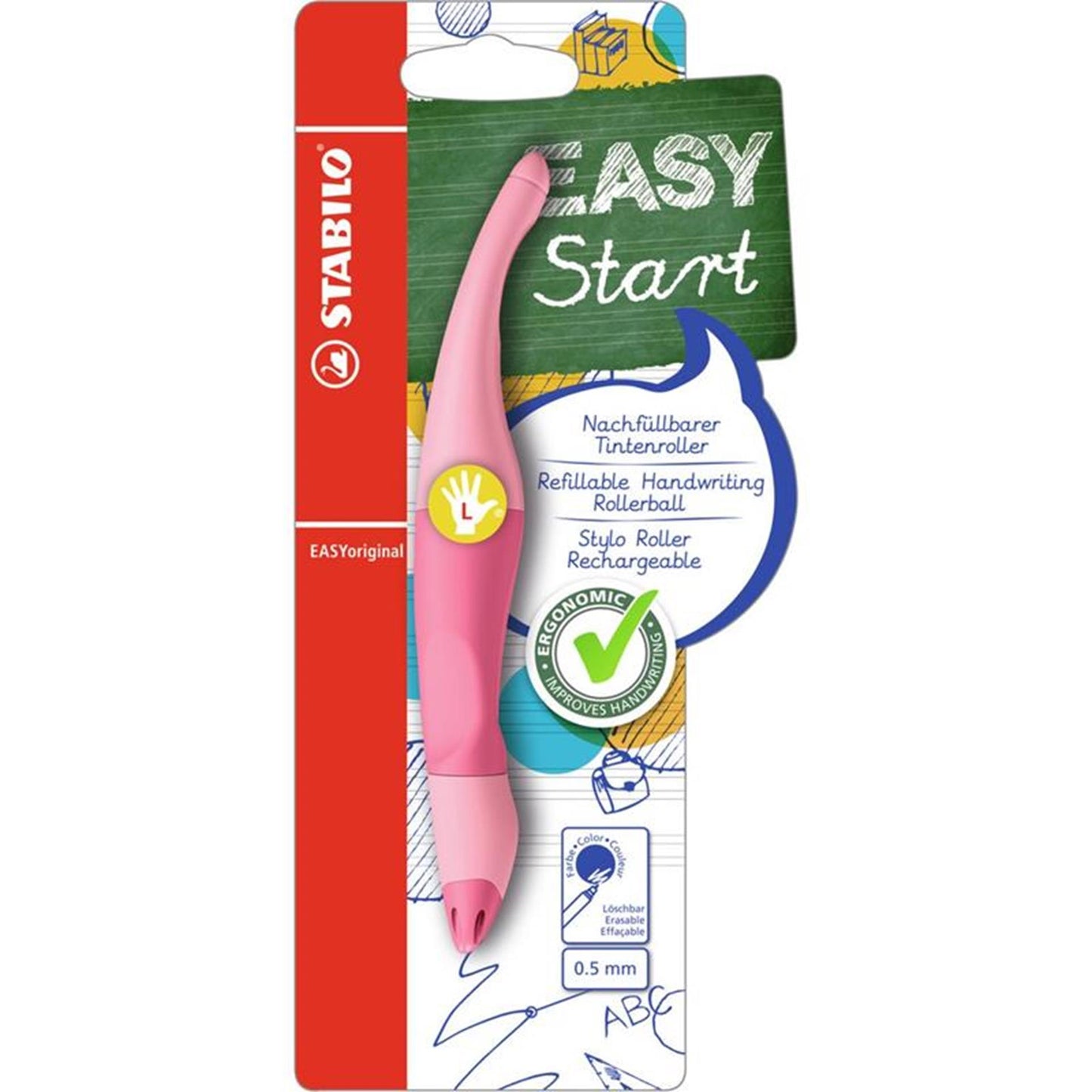 Stabilo Easyoriginal Pastell Links -Handed - Puderrosa