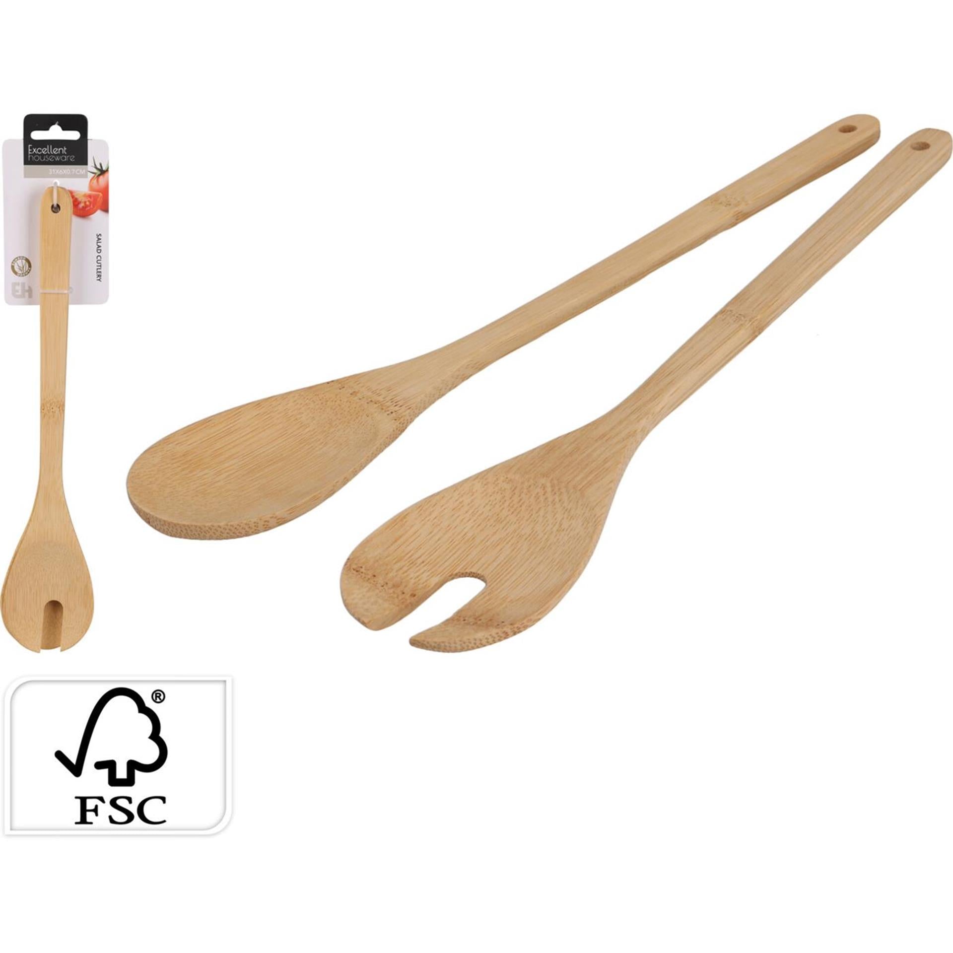 Excellent Houseware Salatbesteckset 2-teilig