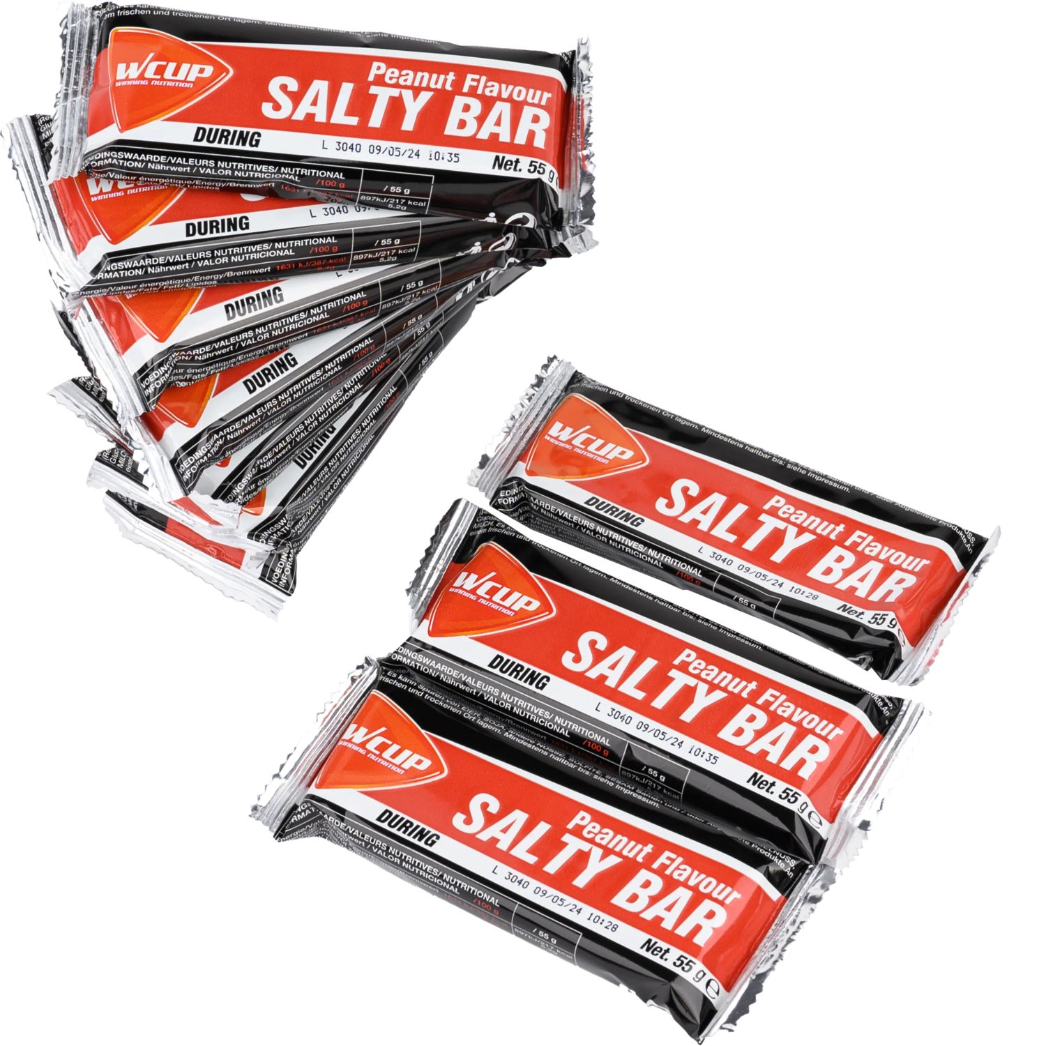 WCUP - Energy Bar Salzige Erdnuss 55 Gramm 20 Teile