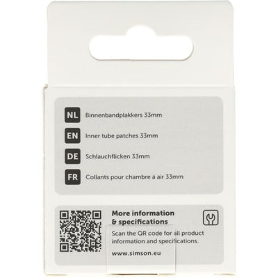 Simson Binnenbandpleisters 33mm 8st