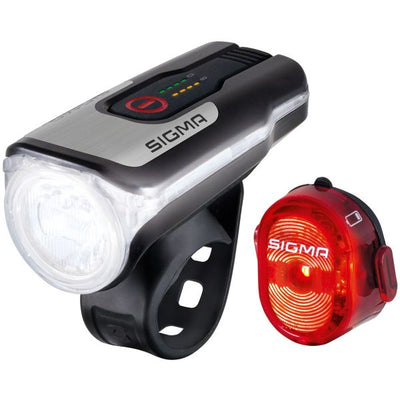 Beleuchtungsset Sigma Aura 80 USB Scheinwerfer + Nugget II Rücklicht