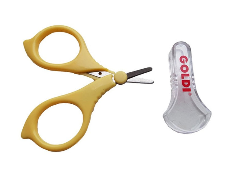 Goldi Sauger Nagelschere Baby mit Schutzkappe