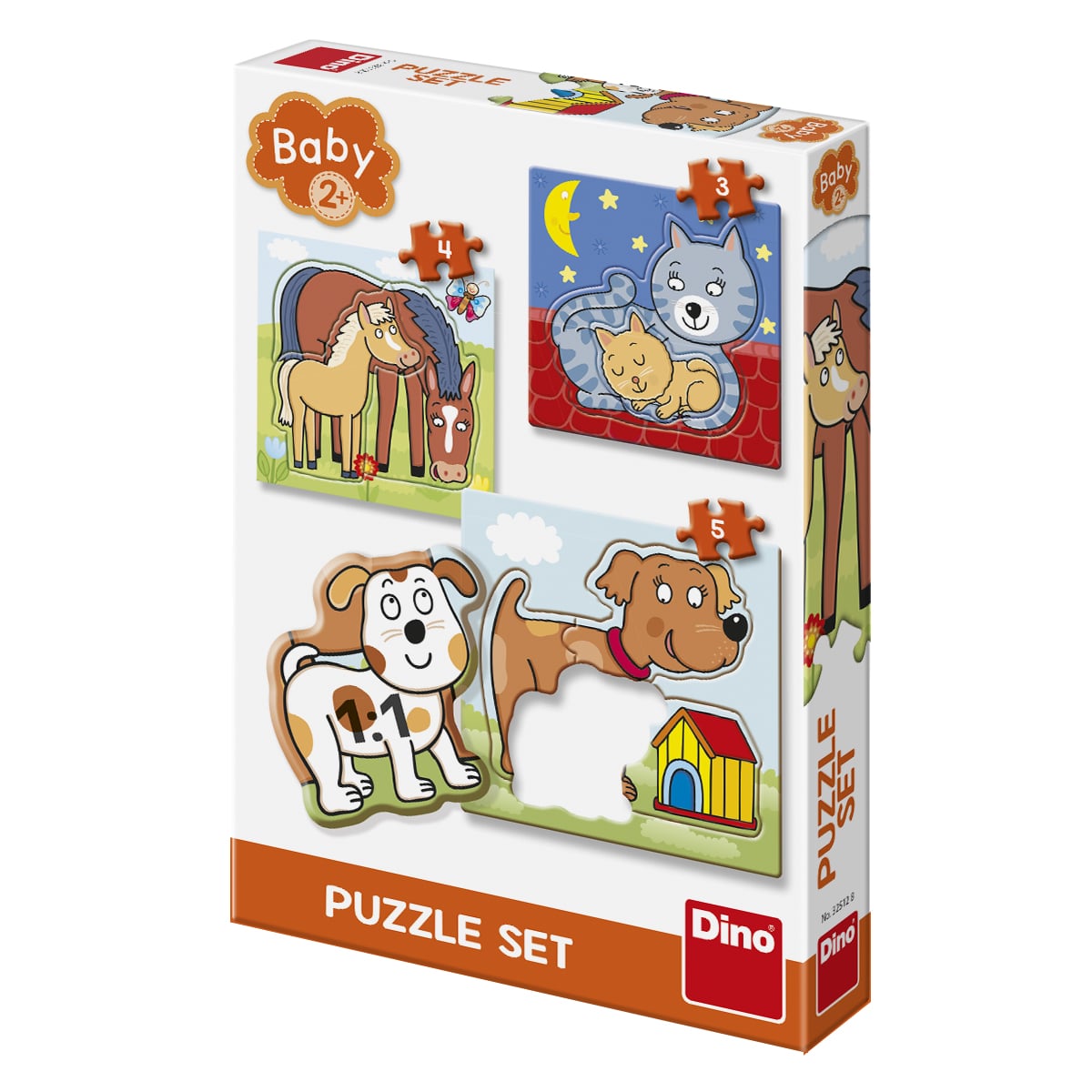 Puzzle - Baby: Tiere auf der Farm - 3 bis 5 Stücke