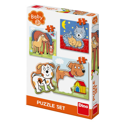Puzzle - Baby: Tiere auf der Farm - 3 bis 5 Stücke