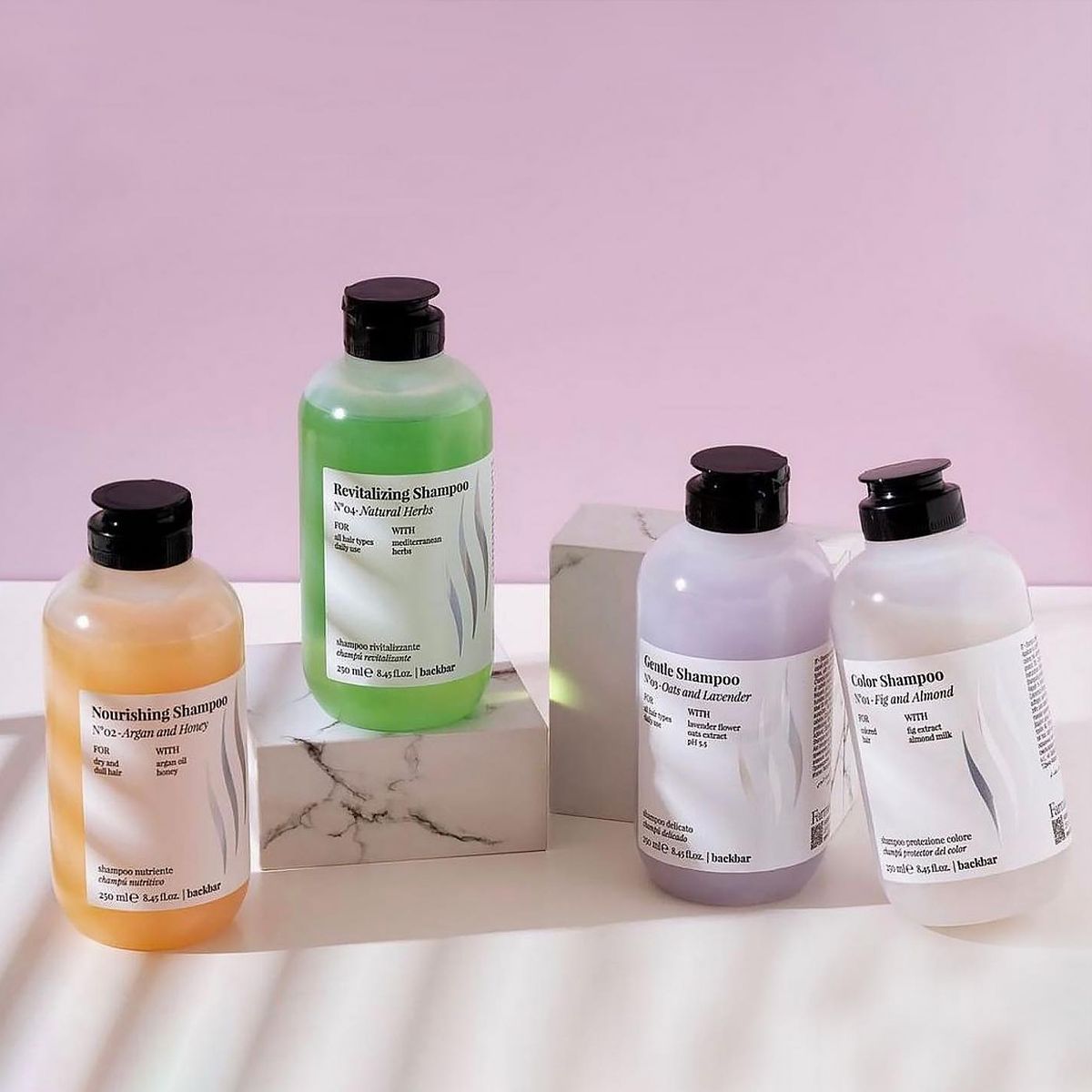 Farmavita Backbar revitalisierendes Shampoo Nr. 04 natürliche Kräuter 250 ml