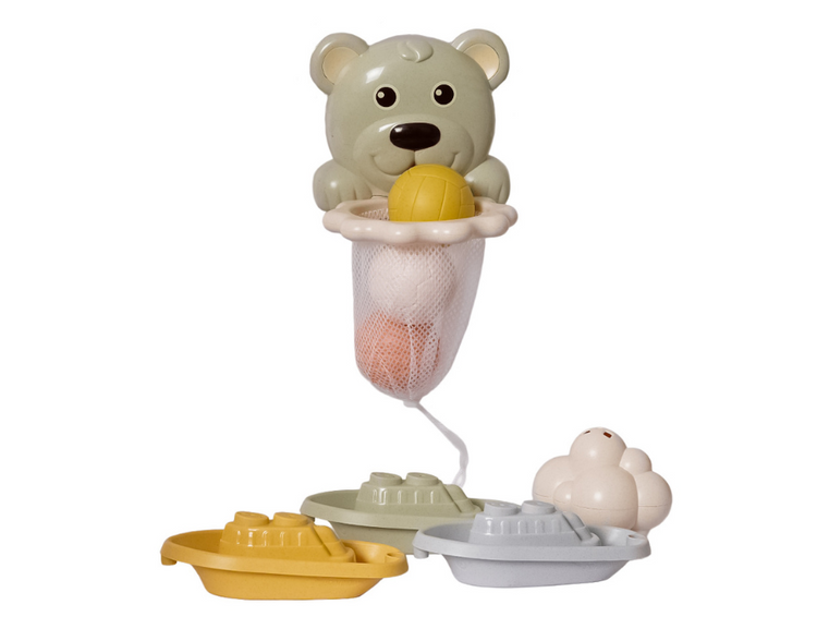 Biotoys Biokunststoff-Badespielzeug-Set (8-teilig)
