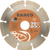 Bahco-Schleifscheibe | Diamant | für Betonfliesen und Baumaterialien | 180 x 3 x 22,23 mm – 3916-180-10s-ue