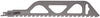 Bahco Säbelsägeblatt | Hartmetall | für Ziegel | Leca und Porenbeton | 2 TPI | 300 mm – 3946-300-2-cb-1p