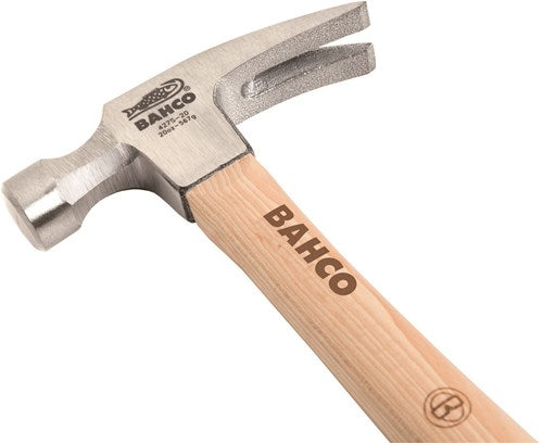 Bahco Klauenhammer | Griff aus Hickoryholz | gerade Klaue | 32mm | 570g | 20 Unzen – 427s-20