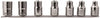 Bahco Steckdosenset 1 2 | Torx® - 6-teilig auf Schiene - 7807te