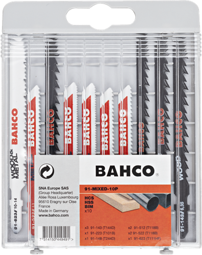 Bahco Puzzle-Set-Mix | 10 Teile - 91-gemischt-10St