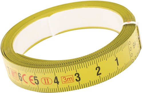 Bahco Maßband | Klebekante für richtiges Ablesen | Klasse II | metrisch | 3 m - BTR-3-13