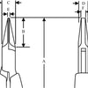 Bahco Flachzange Elektronik | 2646 mf