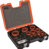 Bahco sandflex® Bimetall-Lochsägen-Set | für Metall und Holz | 16 mm - 83 mm - 18-teilig - 3834-set-152