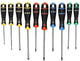 Bahco Schraubendreher-Set | farbig | 10-teilig | Steckplatz, PH1. ph2, pz1, pz2, t15, t20 - b219.010rb