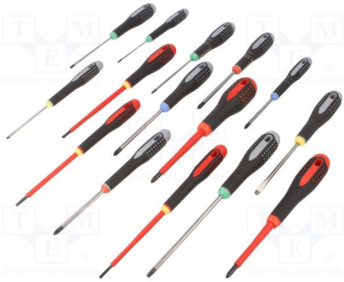 Bahco Ergo-Schraubendreher-Set 15-teilig