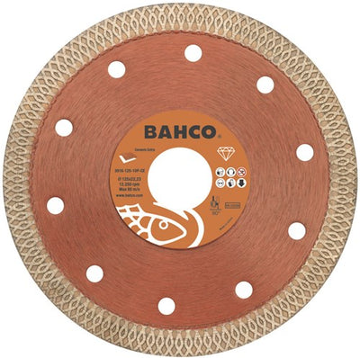 Bahco-Schleifscheibe | Diamant | für Keramik und Fliesen | 125 x 1,2 x 22,23 mm – 3916-125-10p-ce