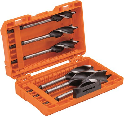 Bahco Spiralbohrer-Set | Geschwindigkeitsreduzierung | für Holz - 6-teilig - 9656-set-6