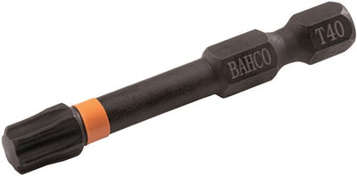 Ty Bahco Torsionsbit 1 4 | schwer-du | für Torx®-Schrauben | farbig | T25 x 50 mm – Einzelhandelsverpackung – 66im 50t25c-2p