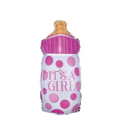 Ballonfolie Babyflasche It's a Girl 44x82cm