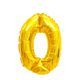 Folienballon Zahl 0 Gold 45cm