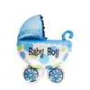 Ballonfolienkinderwagen Baby Junge 108x82cm