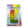 Folienballon Buchstabe L Regenbogen 86cm
