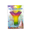 Folienballon Buchstabe Y Regenbogen 86cm