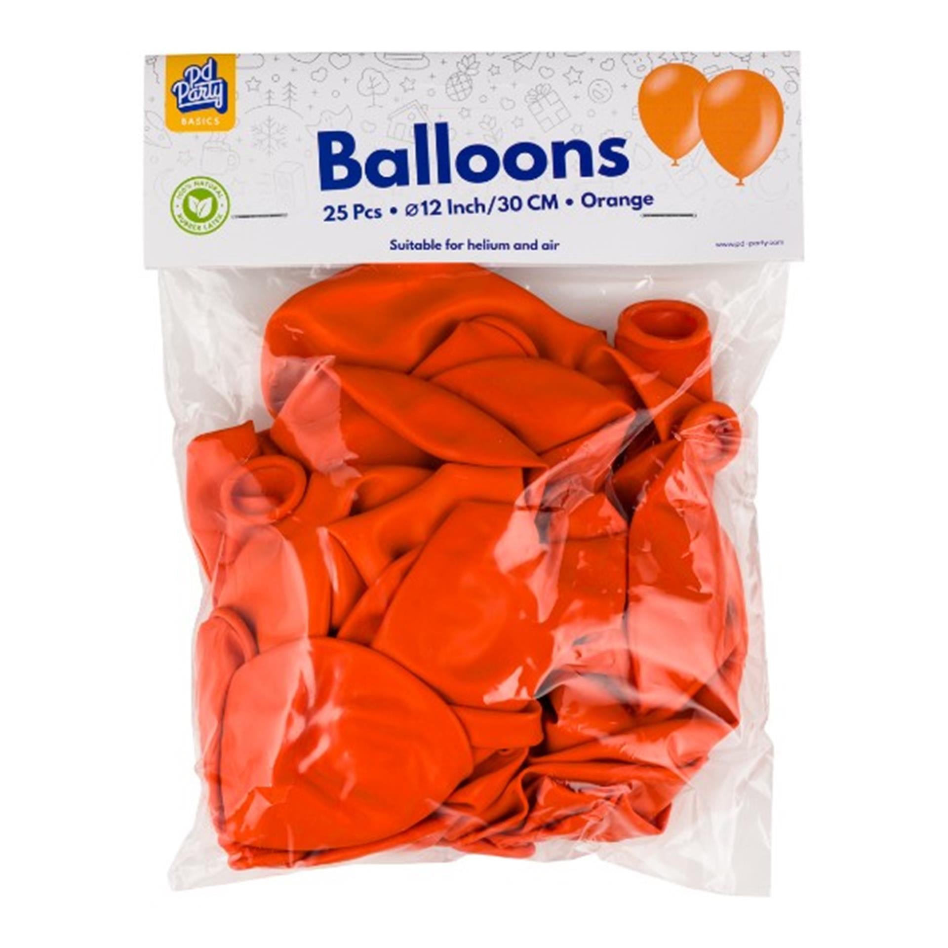 Paperdreams Luftballons Orange 30cm 25 Stk