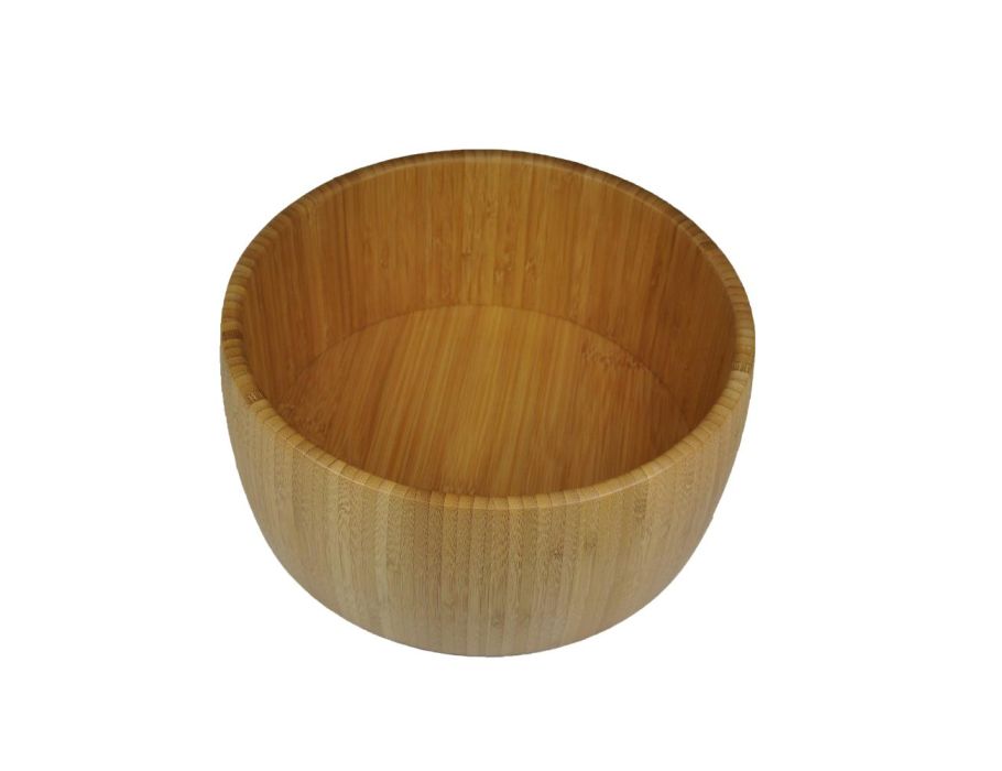 Point Virgule Round Slakom von Bambus Ø 25 cm H 11 cm