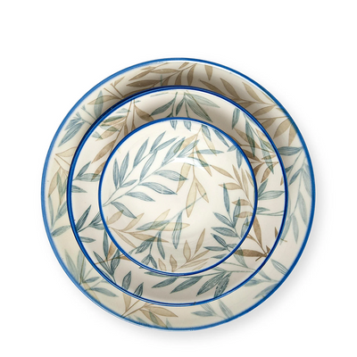 Bambum Geschirrset Fondo Blau 12-teilig