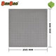 Banbao graue Grundplatte 25,5 x 25,5 cm