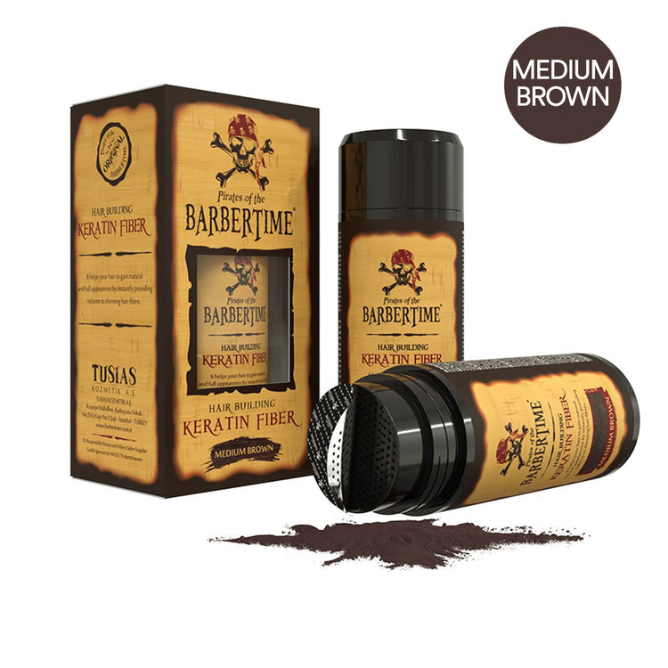 Friseal Time Frippezeit Haargebäude Keratin Faser Medium Brown 21gr.