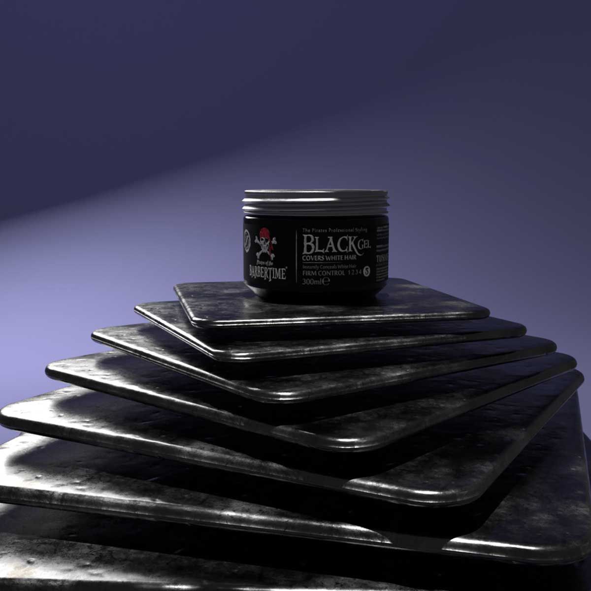 Friseurtime Friseur Time Black Gel 300 ml