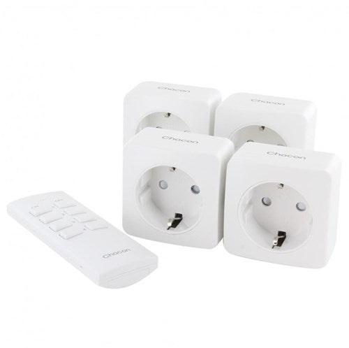 Grundset Funkschaltung 4x Empfänger+ab - 6950020