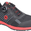 Bata Arbeitsschuh Radiance Vibe S3 Boa | schwarz rot | Größe 41 - 8712843696976