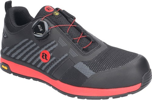 Bata Arbeitsschuh Radiance Vibe S3 Boa | schwarz rot | Größe 41 - 8712843696976