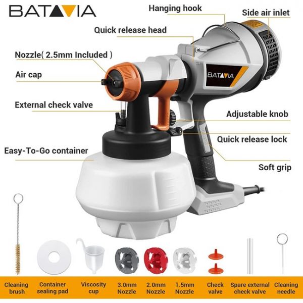 Maxxspray 500W Electric Lack Sprayer HVLP*