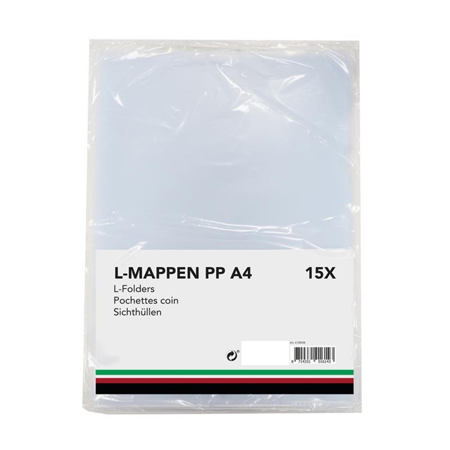 L-Ordner PP A4 Packung mit 15 Stück