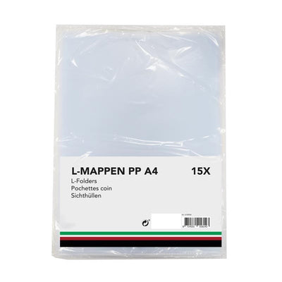 L-Ordner PP A4 Packung mit 15 Stück