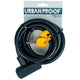 Urbanproof Spiralschloss 12mm*150cm schwarz