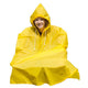 Regenponcho großer reifer Bereich gelb und blau