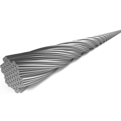 ELVEDES Verschiebung Inneres Kabel 2250 mm 7 x 7 Drahtkabel aus Edelstahl Ø1,1 mm mit N -Nippel Ø4.5 × 4,5 (Schachtel mit 50 Teilen)