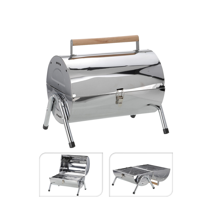 BBQ Grillzylinder Edelstahl 41x29x17cm