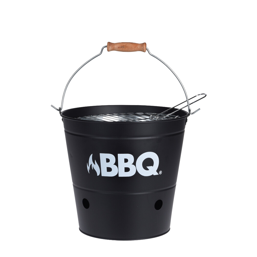 BBQ Grilleimer mattschwarz ø26,5cm