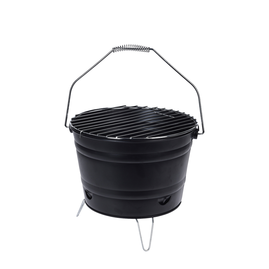 BBQ Grilleimer schwarz ø27cm