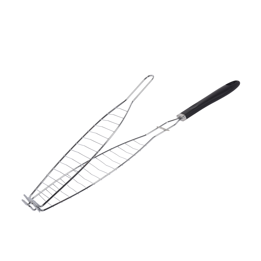 BBQ BBQ FISH GRILL 58 cm Schwarz Chrom