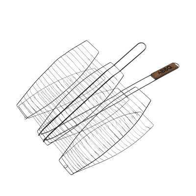 BBQ Grill Fischgrill Metall 36x36cm