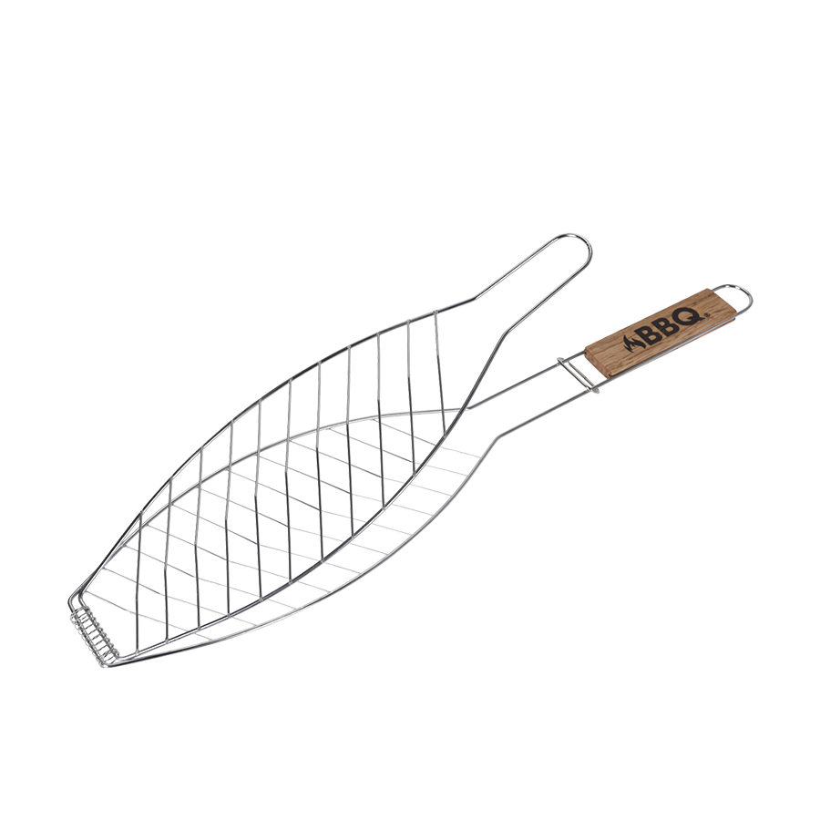 BBQ Grill Fischgrill Metall 58x14cm